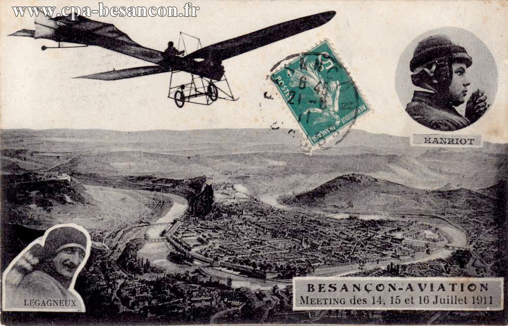 BESANÇON-AVIATION - MEETING DES 14,15 et 16 Juillet 1911